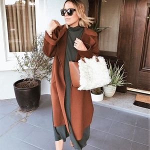 rory shearling mini tote